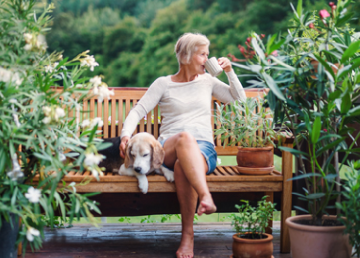 Woman on Bench